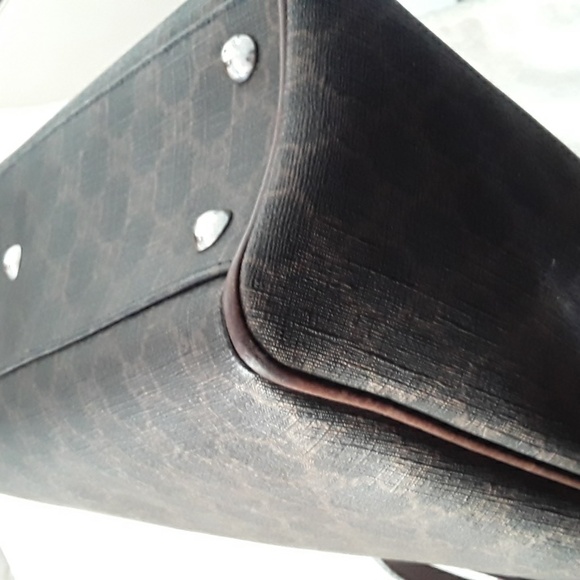 Auth GUCCI Supreme Shoulder bag/tote 2 tone Brown - Picture 14 of 17